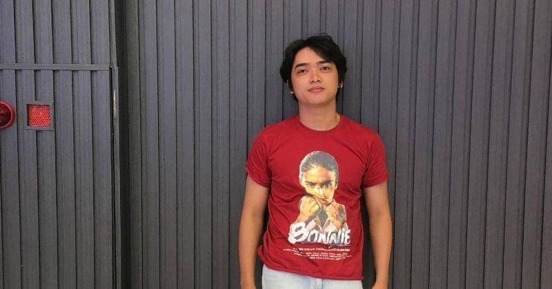 Reza Hilman saat Media Visit film Bonnie di IDN Media HQ, Rabu (21/2/2024). - Popmama.com/Dewi Hanifah Ledjar Cahyani